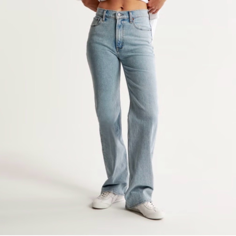 Abercrombie & Fitch Light Blue Flare Jeans